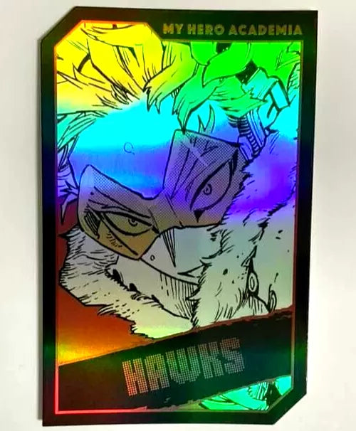 My Hero Academia JF2025 Mini Hologram Card Collection Hawks