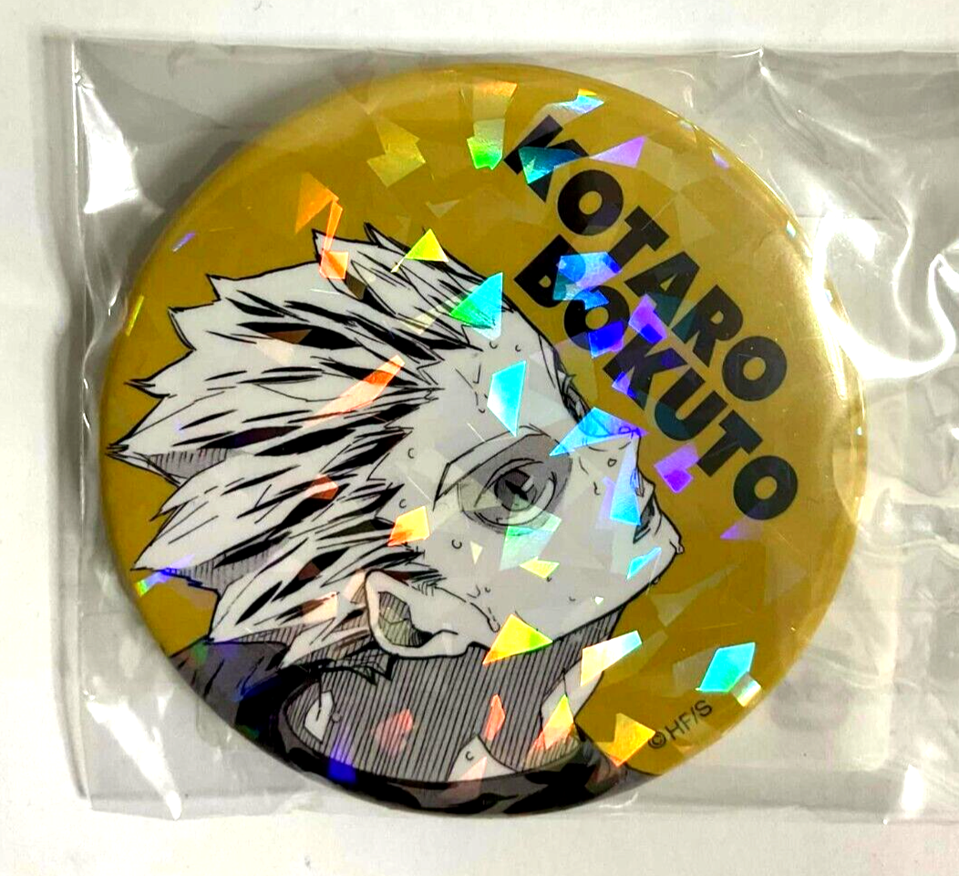 Haikyuu V HEROES All Star Hologram Can Badge Button Kotaro Bokuto