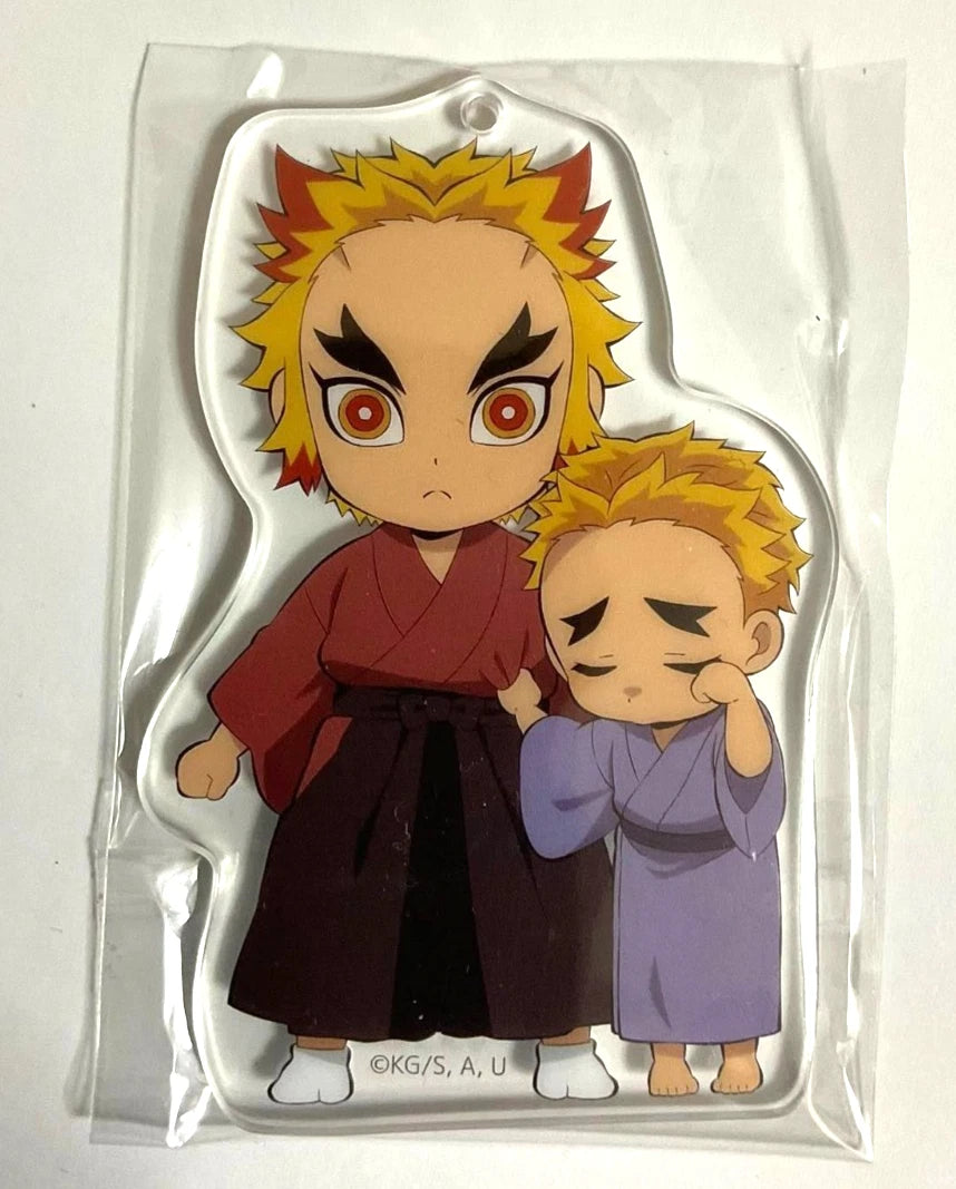 Kimetsu no Yaiba Demon Slayer MUGEN Acrylic Keychain Charm Kyojuro Rengoku