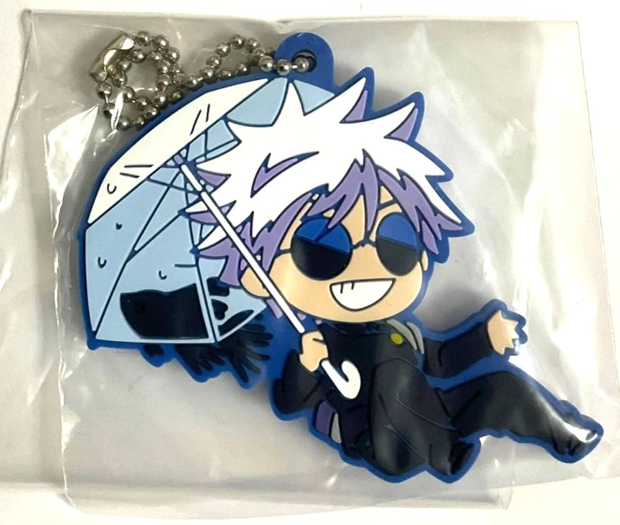 Jujutsu Kaisen Kai Gyoku Defo Rubber Strap Charm Satoru Gojo