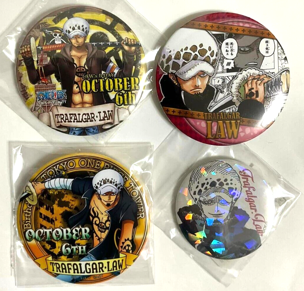 One Piece Pin Badge Buttons