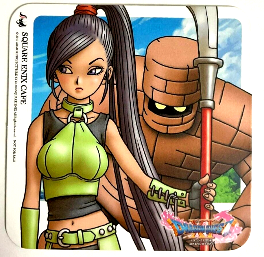 Dragon Quest XI Paper Coaster Maltina Square Enix Cafe