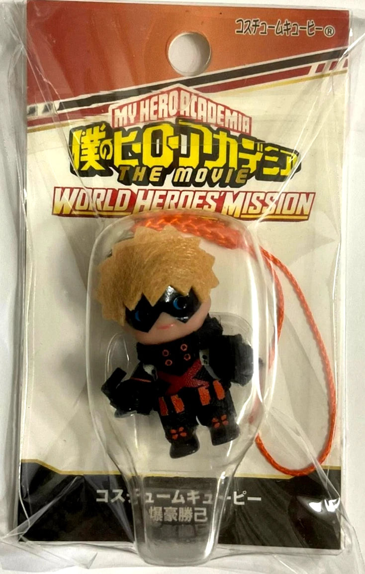 My Hero Academia WORLD Heroes Mission Kewpie Mini Mascot Figure Katsuki Bakugo