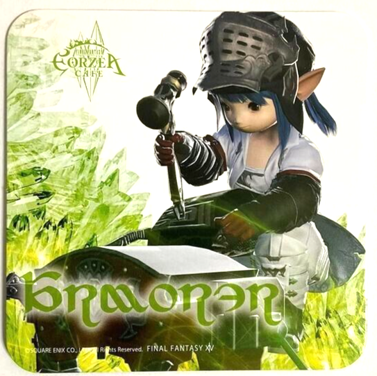 Final Fantasy XIV Class Coaster Armorer Eorzea Cafe Square Enix
