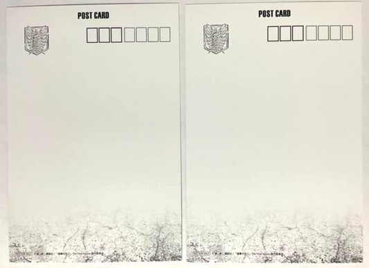 Attack On Titan The FINAL Bonus Post Card Levi Hans Annie Reiner