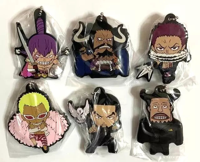 One Piece GEAR5 Rubber Strap Collection Kaido Doflamingo Katakuri Lucci Cracker