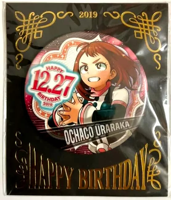 My Hero Academia Bday 2019 Can Badge Button Ochako Uraraka