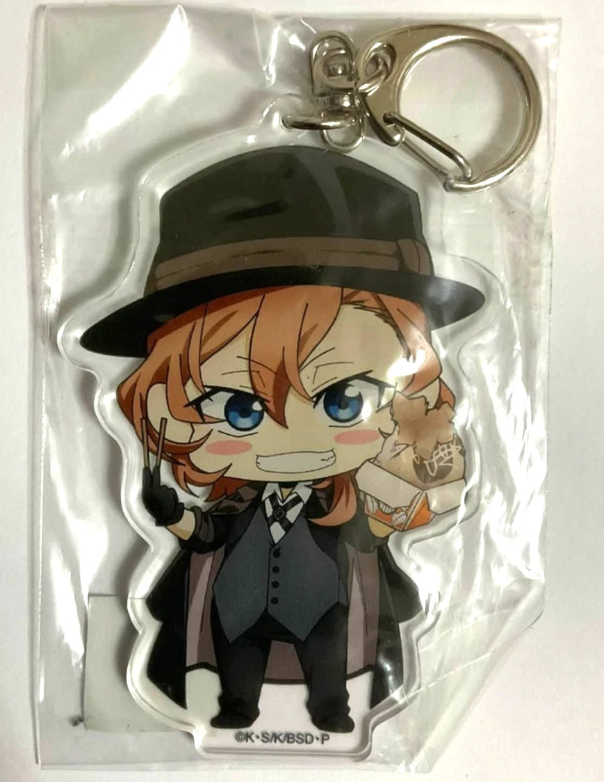 Bungo Stray Dogs Bakudan Acrylic Keychain Strap Nakahara xde
