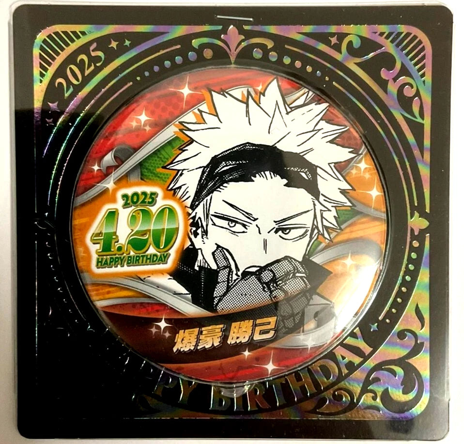 My Hero Academia Bday 2025 Can Badge Button Katsuki Bakugo
