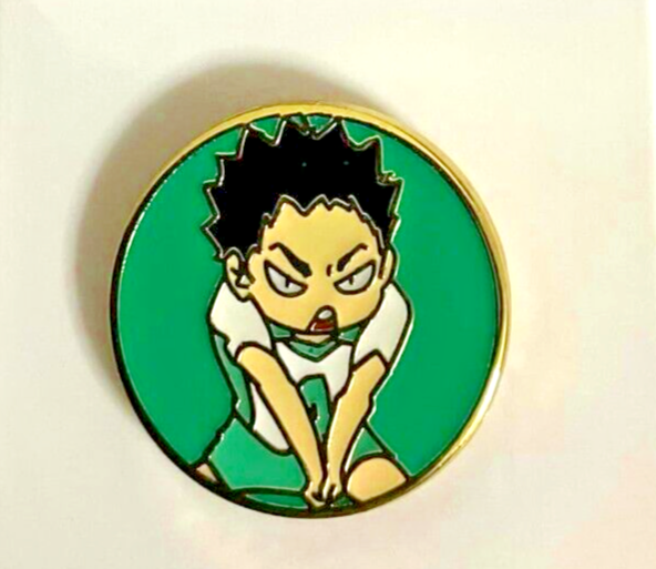 Haikyuu Exhibi SD Pins Pin Mini Badge Hajime Iwaizumi