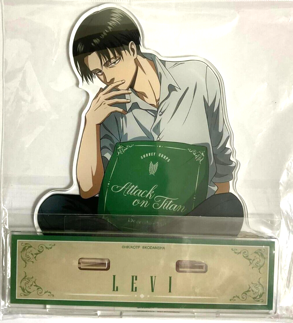 Attack On Titan Big Acrylic Stand Relax Levi Ackerman – Miyabi x Oriental