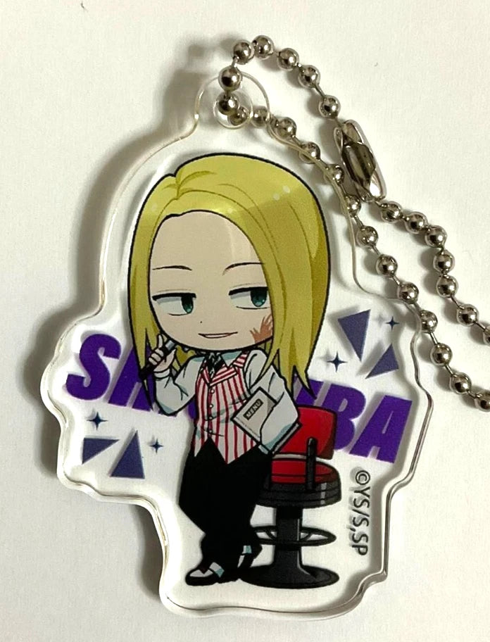SAKAMOTO DAYS Cafe x American Diner Acrylic Keychain Strap Shishiba