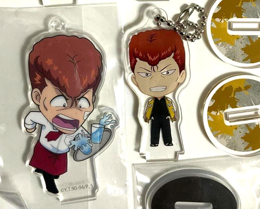 Yu Yu Hakusho Animate Youme Cafe GIGO Acrylic Stand Keychain Kazuma Kuwabara