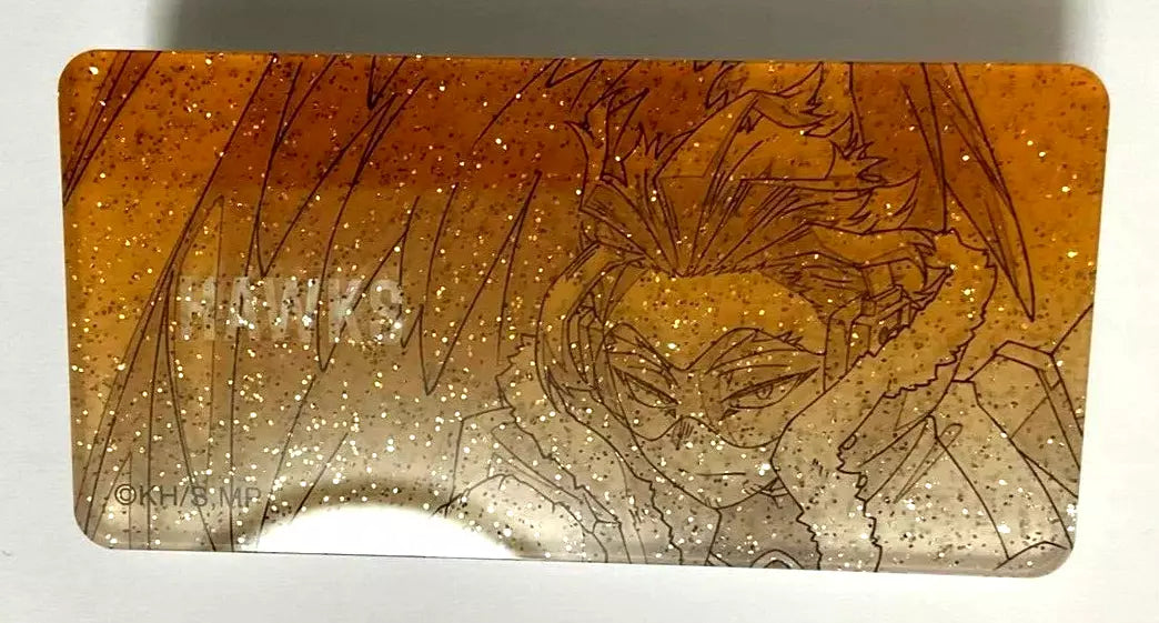 My Hero Academia UA Pearl Acrylic Name Plate Badge Button Hawks Takami