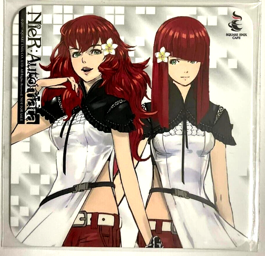 NieR Automata Original Paper Coaster Devola Popola