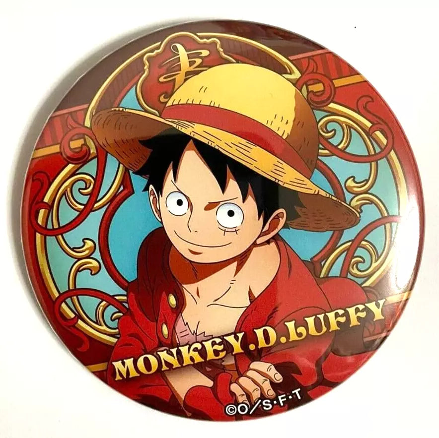 One Piece Yakara SEA OF NEW WORLD Can Badge Button Monkey D Luffy
