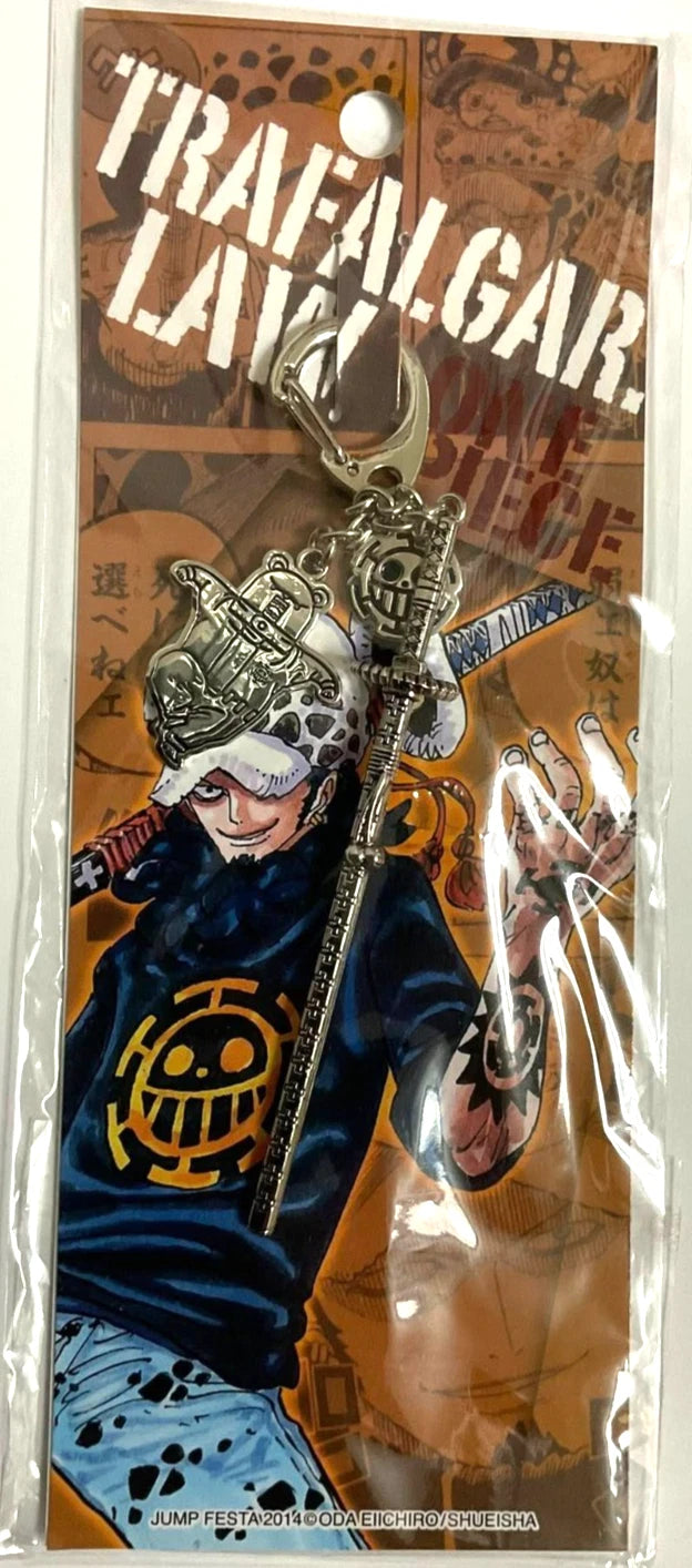 One Piece Metal Keychain Trafalgar Law Katana Kikoku