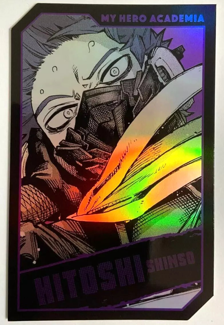 My Hero Academia JF2025 Mini Hologram Card Collection Hitoshi Shinso