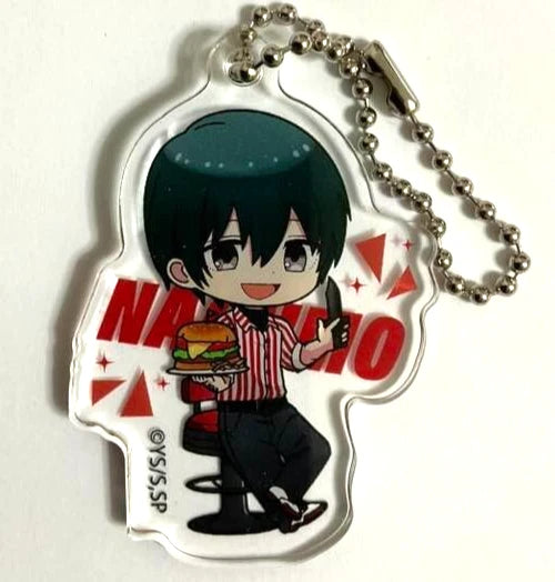 SAKAMOTO DAYS Cafe x American Diner Acrylic Keychain Strap Yoichi Nagumo