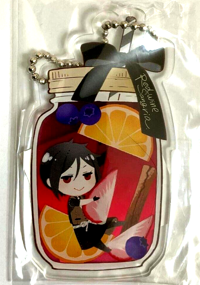 Black Butler Acrylic Keychain Strap Sebastian Michaelis Valentine