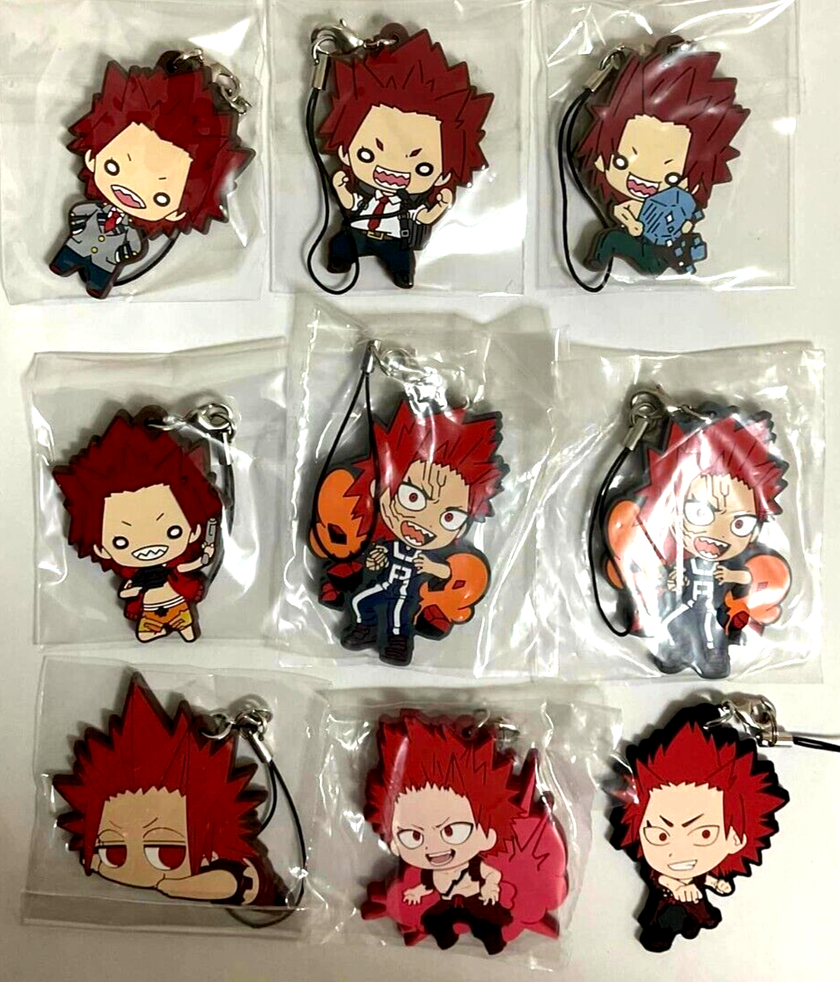 Nitotan My Hero Academia shops VS Rubber Strap Phone Keychain 10 Pack Box