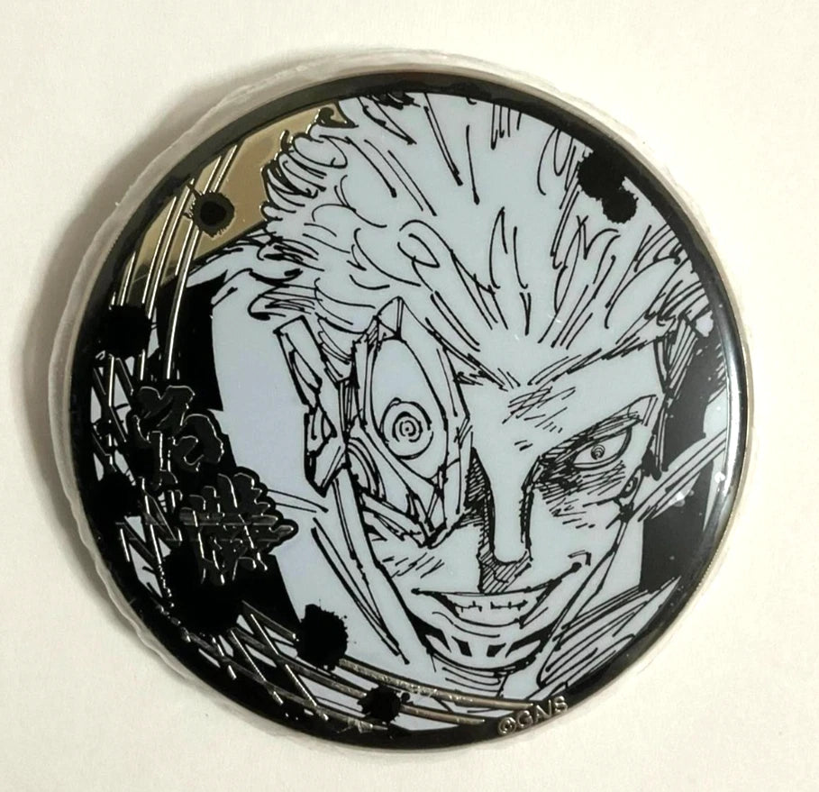 Jujutsu Kaisen Domain Expansion Fair Silver Can Badge Button Sukuna Juju
