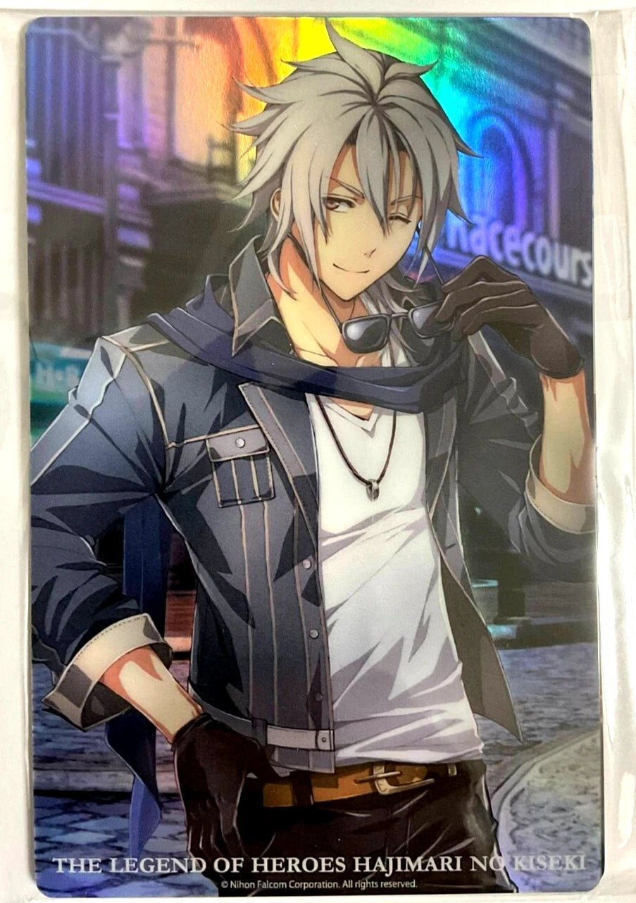 Legend Of Heroes Hajimari Kiseki Hologram Card x4 B Crow Emma Kurt Fie 140x90mm