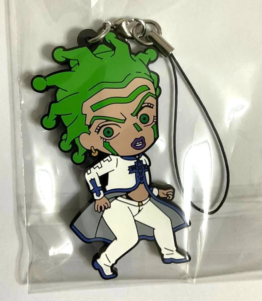 JOJO Golden Wind Rubber Strap Charm Cioccolata