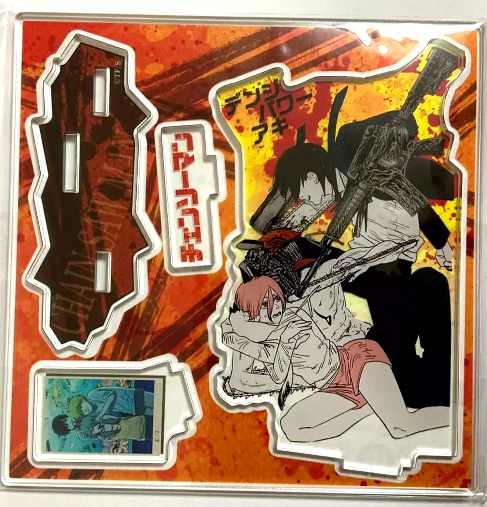Chainsaw Man Emotional Acrylic Diorama Stand Denji Power Aki Hayakawa