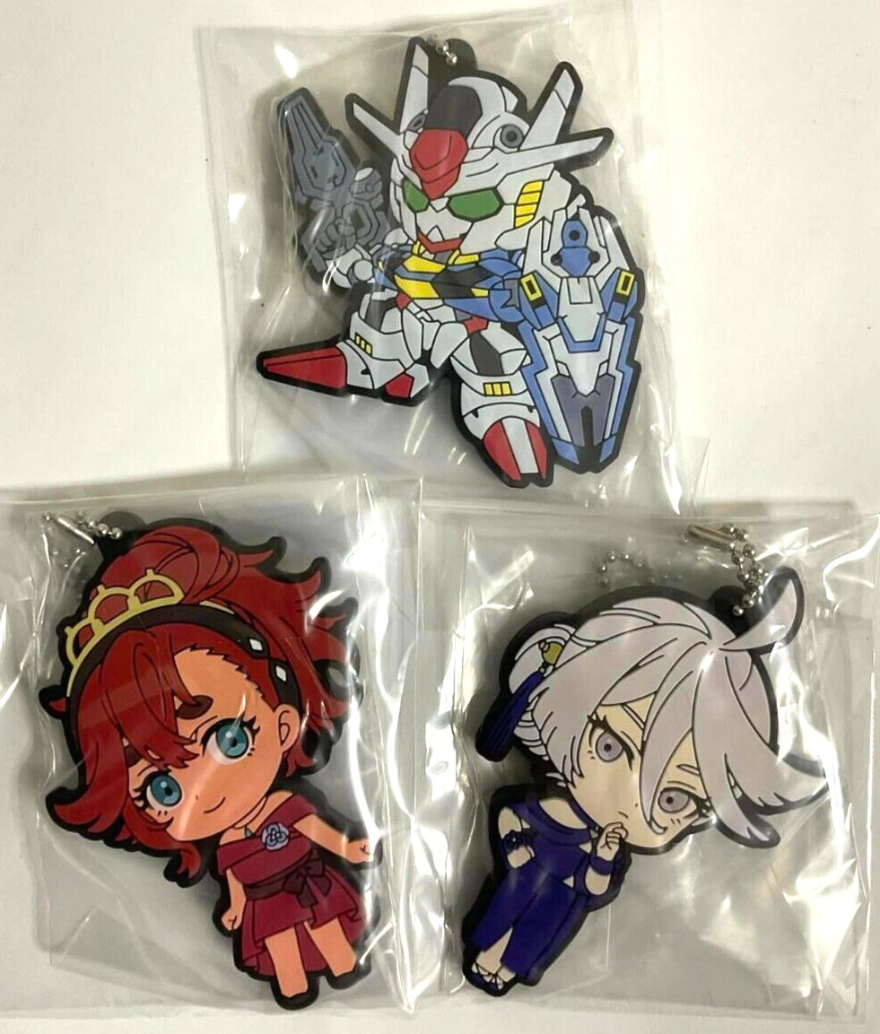 Mobile Suit Gundam Witch from Mercury Assort Rubber Strap Suletta Miorine Aerial