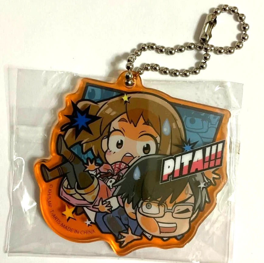 My Hero Academia Pita Acrylic Keychain Strap Tenya Iida Ochako Uraraka MHA xde