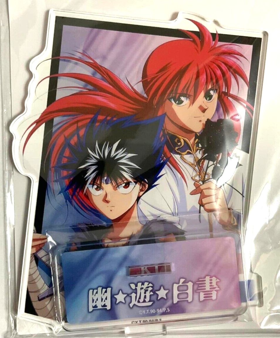 Yu Yu Hakusho GiGO Collabo Cafe Bust Shot Acrylic Stand Hiei Kurama