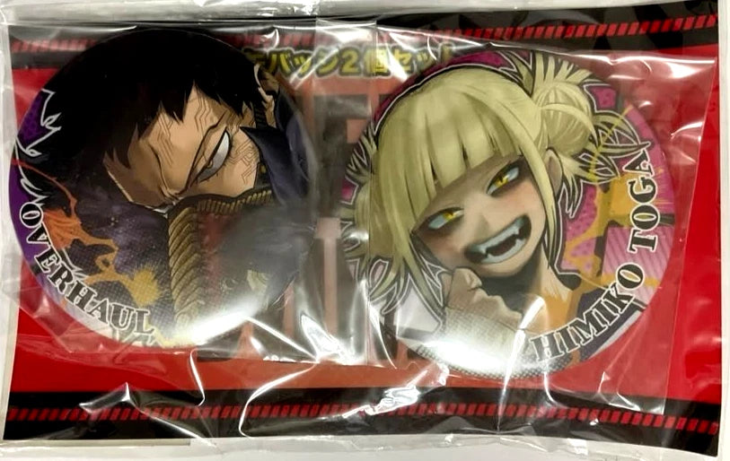 My Hero Academia Can Badge Button Kai Chisaki Overhaul Himiko Toga xde