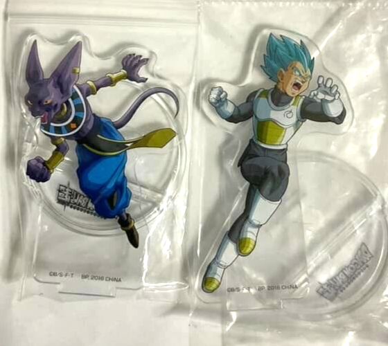 Dragon Ball Super Acrylic Stand x2 Vegeta Beerus