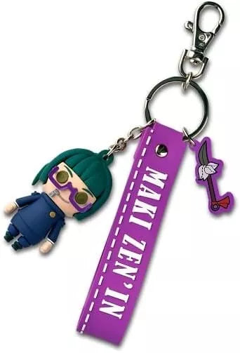 Jujutsu Kaisen Cutie1 Rubber Mascot Keychain Strap Maki Zenin