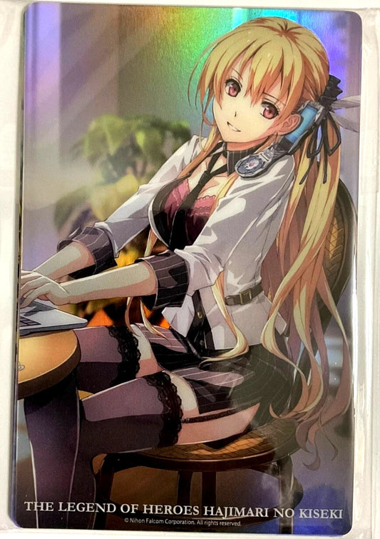 Legend Of Heroes Hajimari Kiseki Hologram Card x4 C Rufus Altina Alisa 140x90mm