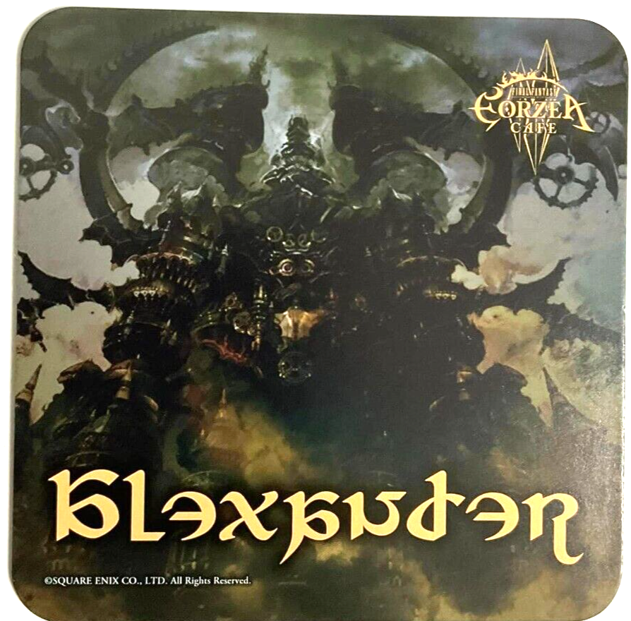 Final Fantasy XIV Primals Coaster Alexander Eorzea Cafe