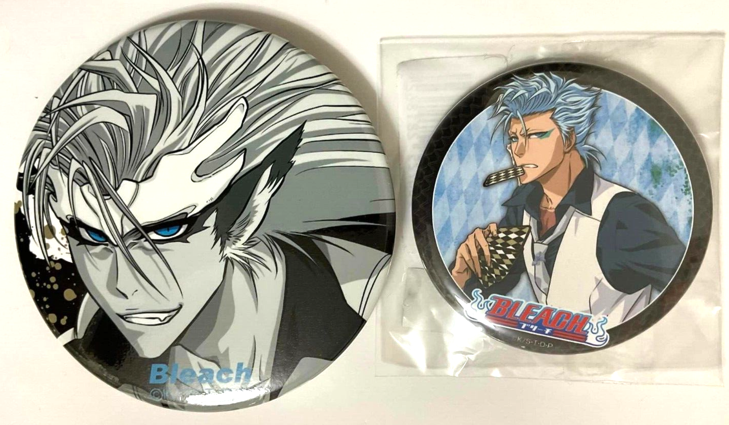 Bleach Can Badge Button Collection x2 Grimmjow Jaegerjaquez