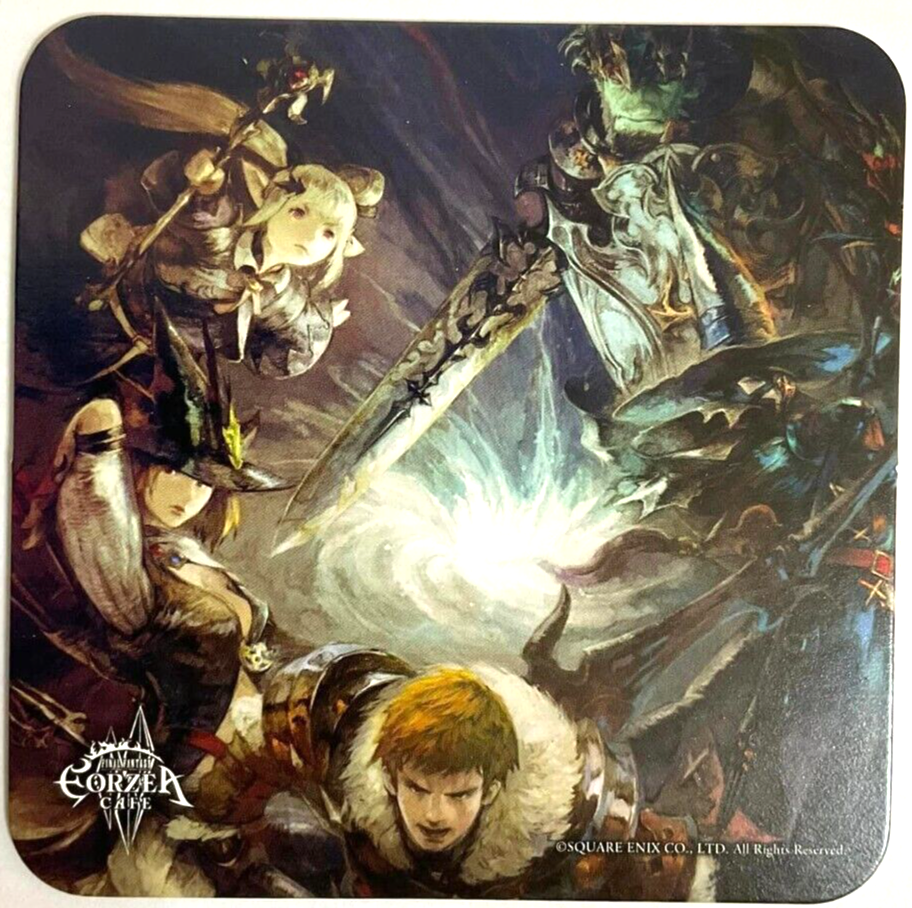 Final Fantasy XIV Art Coaster Ardbert Hylfyst Eorzea Cafe