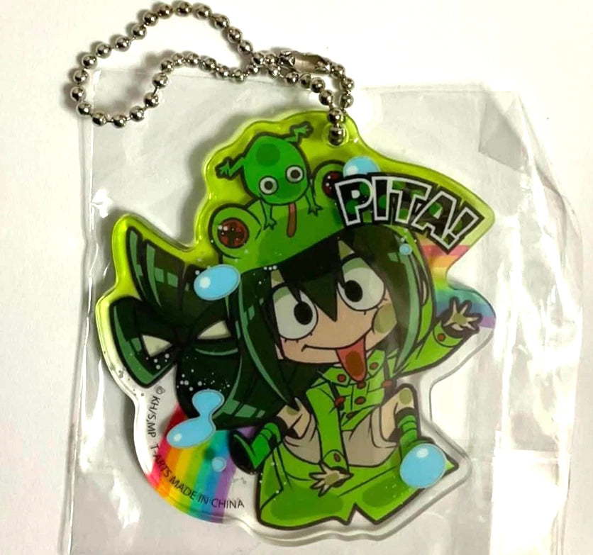 My Hero Academia Pita Raincoat Acrylic Keychain Tsuyu Asui xde