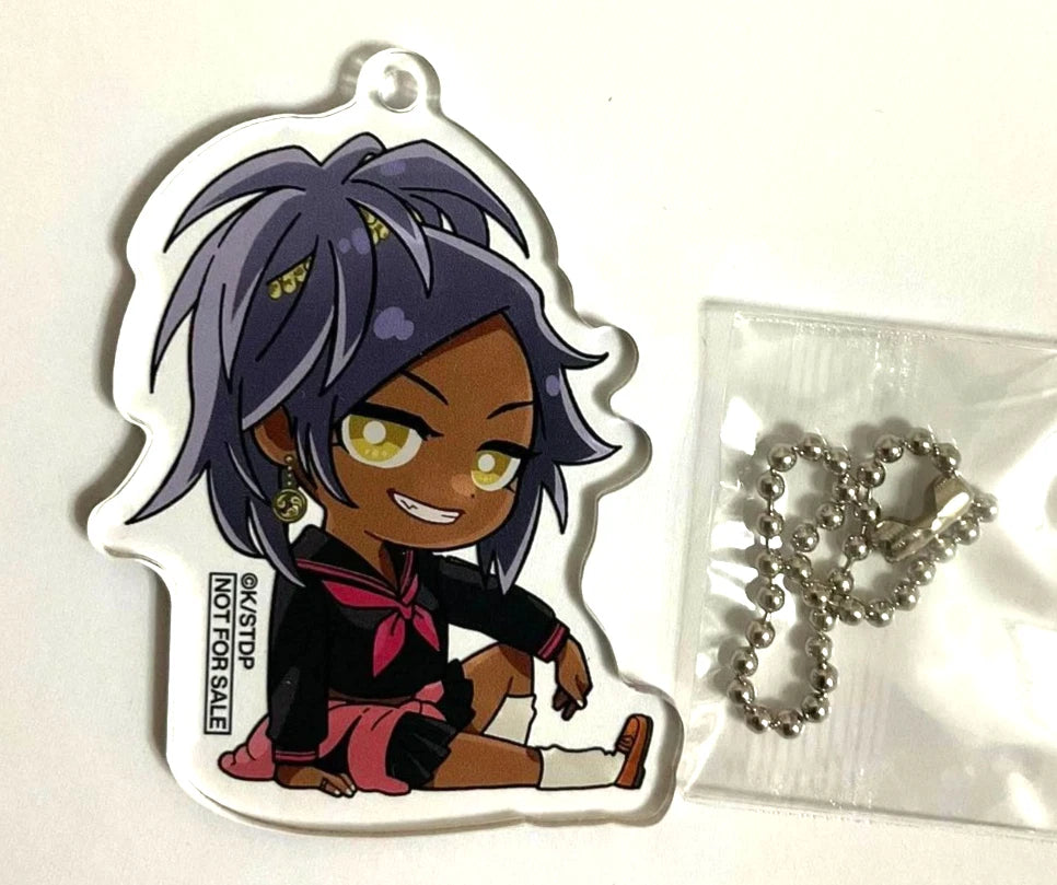 Bleach School Warfare x GIGO Mini Acrylic Keychain Charm Yoruichi Shihoin