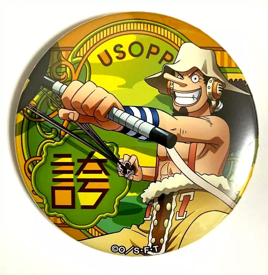 One Piece Yakara SEA OF NEW WORLD Can Badge Button Usopp