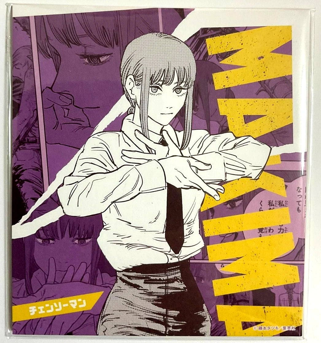 Chainsaw Man Lawson Mini Autograph Paper Shikishi Makima