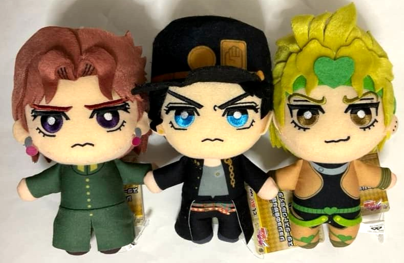 JOJO TOMONUI Plush Doll Mascot Jotaro Kujo Noriaki Kakyoin Dio Brando