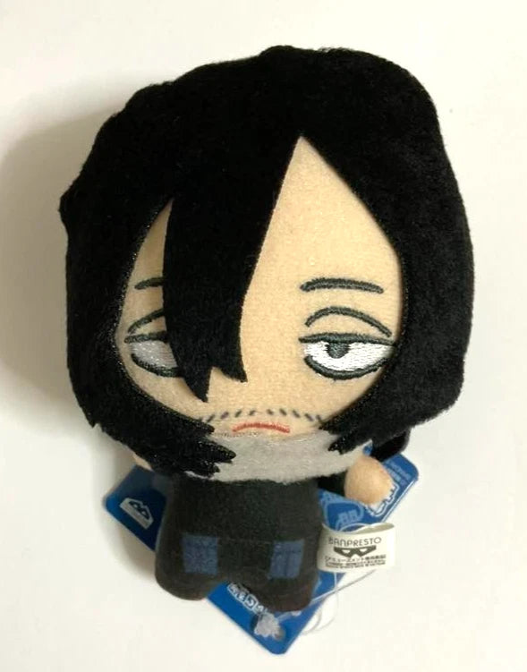 My Hero Academia Chibi 11cm Mini Plush Doll Mascot Shota Aizawa