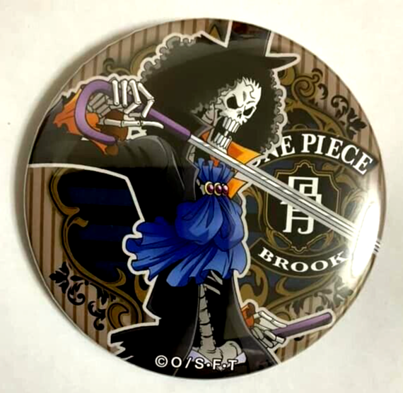 One Piece Yakara Phantom Nightmare Can Badge Button Brook