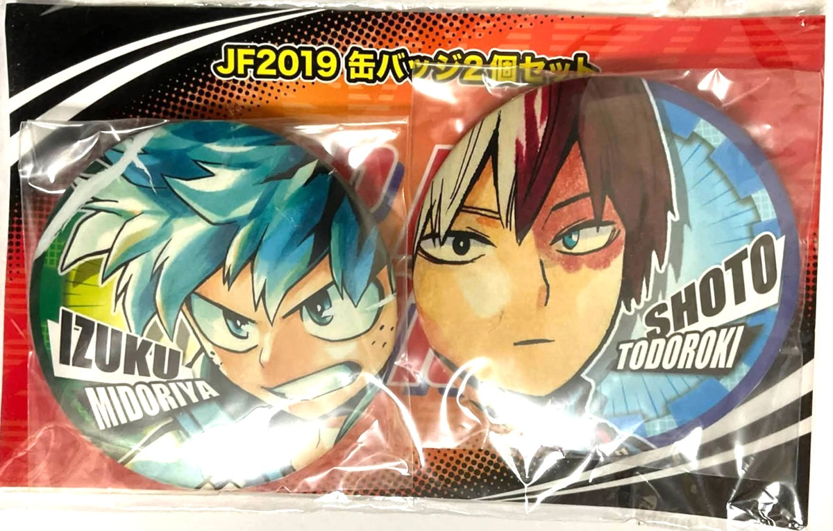My Hero Academia Can Badge Button Izuku Midoriya Shoto Todoroki JF2019 xde