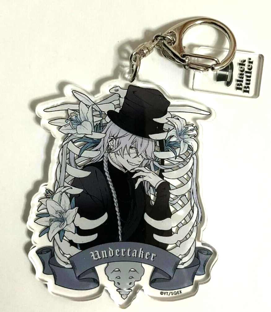Black Butler Rich Black Acrylic Keychain Undertaker