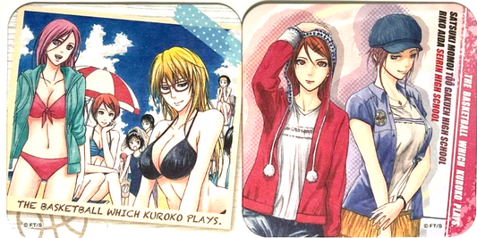 Kuroko no Basketball Keychain Strap Coaster Riko Aida Satsuki Momoi Daiki Aomine