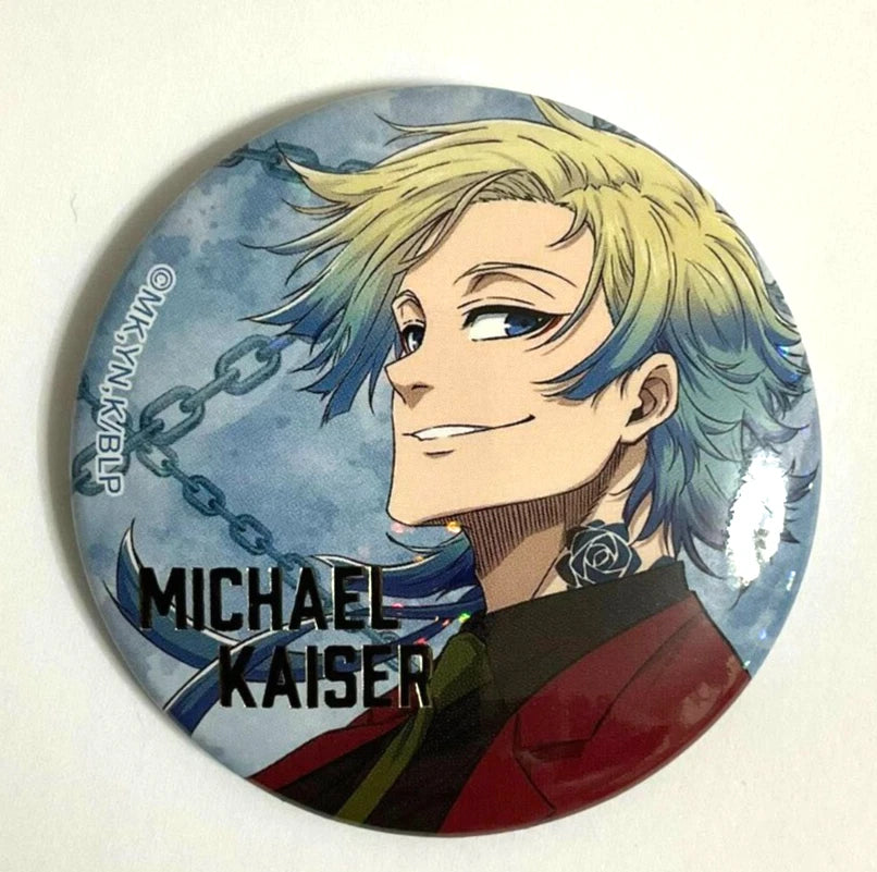 Blue Lock EGOIST Exhibition Can Badge Button Michael Kaiser